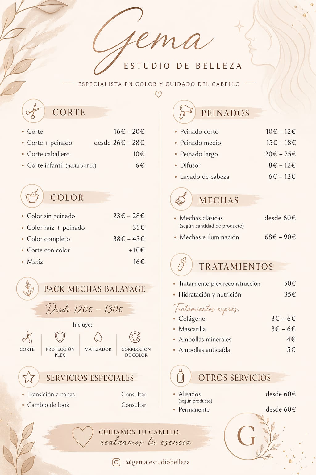 Carta final de servicios Gema